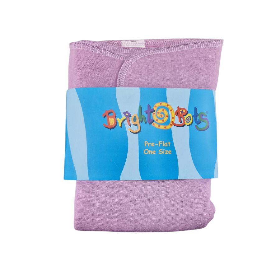 Bright Bots Preflat One Size Cotton Nappies